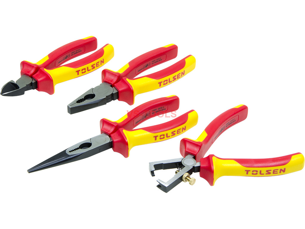 11pcs VDE Insulated Hand Tools Pliers Cable Stripper Screwdrivers